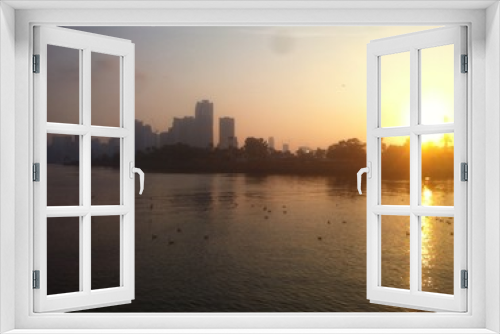 Fototapeta Naklejka Na Ścianę Okno 3D - Sharjah City Skyline