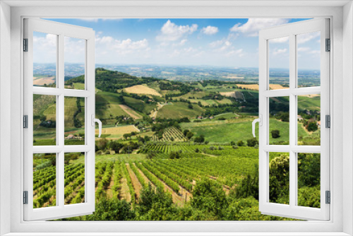 Fototapeta Naklejka Na Ścianę Okno 3D - Typical Italian landscape in Tuscany