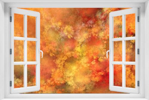 Fototapeta Naklejka Na Ścianę Okno 3D - Bunter abstrakter Hintergrund - orange