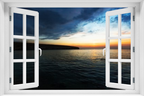 Fototapeta Naklejka Na Ścianę Okno 3D - Sunset.