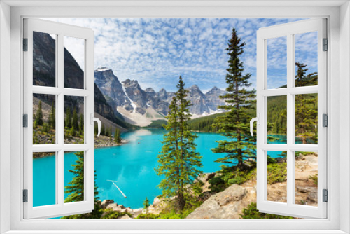 Fototapeta Naklejka Na Ścianę Okno 3D - Moraine lake