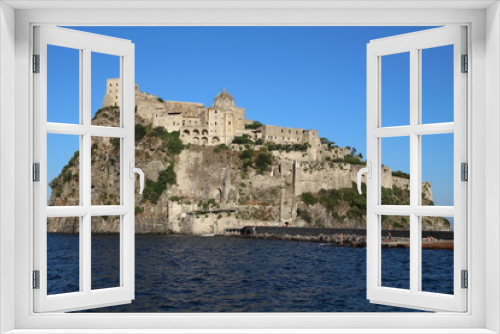 Fototapeta Naklejka Na Ścianę Okno 3D - Aragonese castle, Ischia, Italy
