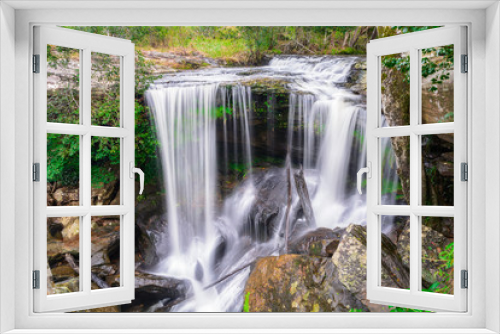 Fototapeta Naklejka Na Ścianę Okno 3D - Penpob Mai Waterfall