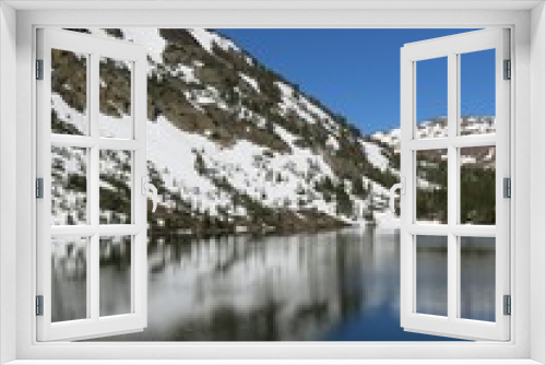 Fototapeta Naklejka Na Ścianę Okno 3D - Tioga pass, lake, Yosemite, USA