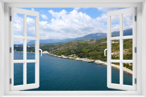 Fototapeta Naklejka Na Ścianę Okno 3D - View Kuchuk lambatskuyu bay. Partenit. Crimean coast