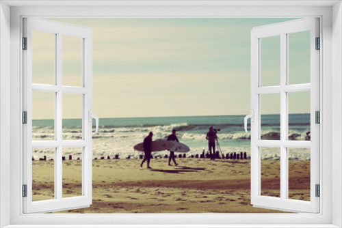 Fototapeta Naklejka Na Ścianę Okno 3D - Hossegor Seignosse Beach France