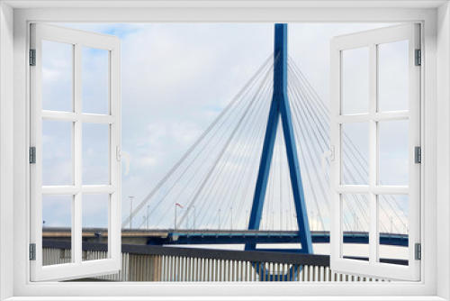 Fototapeta Naklejka Na Ścianę Okno 3D - Köhlbrandbrücke in Hamburg