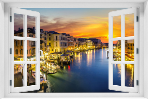 Fototapeta Naklejka Na Ścianę Okno 3D - Canal Grande in Venice, Italy