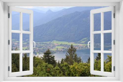 Fototapeta Naklejka Na Ścianę Okno 3D - Am Tegernsee