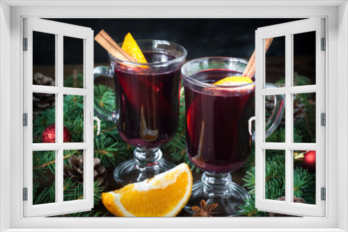 Fototapeta Naklejka Na Ścianę Okno 3D - Christmas Mulled wine