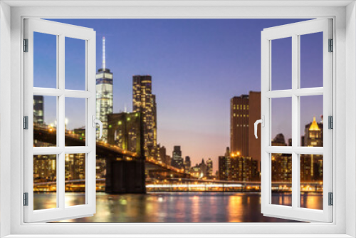 Fototapeta Naklejka Na Ścianę Okno 3D - Skyline New York