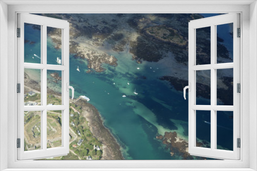 Fototapeta Naklejka Na Ścianę Okno 3D - Iles chaussey + baie du Mont st michel