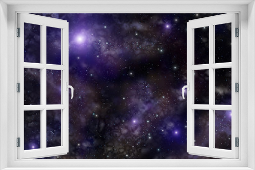 Fototapeta Naklejka Na Ścianę Okno 3D - universe deep space star nebula