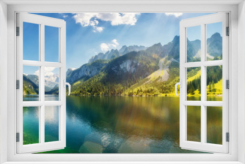 Fototapeta Naklejka Na Ścianę Okno 3D - beautiful alpine lake