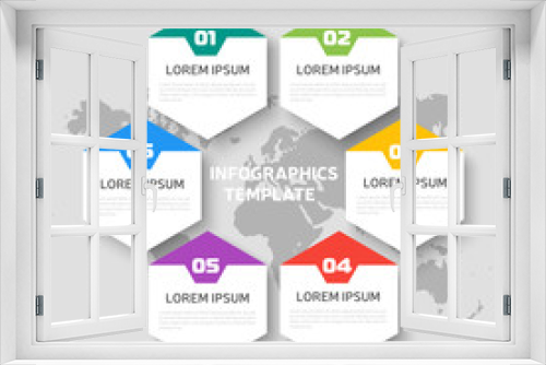 Vector Infographics template, elements for business concept, web design