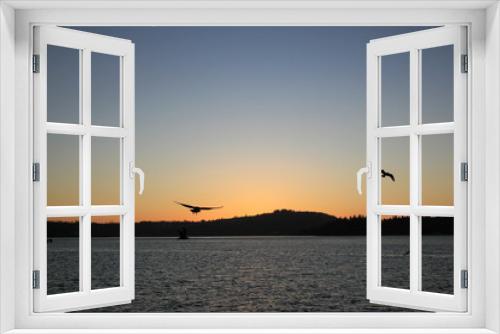 Fototapeta Naklejka Na Ścianę Okno 3D - canadian lake