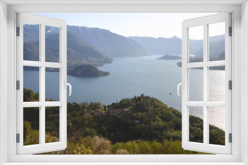 Fototapeta Naklejka Na Ścianę Okno 3D - Perledo on the Lake Como