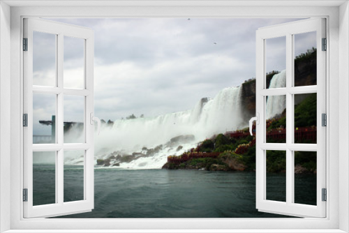 Fototapeta Naklejka Na Ścianę Okno 3D - Niagara Falls panorama, Canada