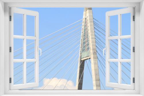 Fototapeta Naklejka Na Ścianę Okno 3D - Megyer Bridge details