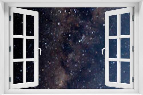 Fototapeta Naklejka Na Ścianę Okno 3D - Portrait - Bush pointing to the milky way galaxy