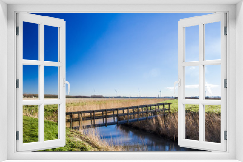 Fototapeta Naklejka Na Ścianę Okno 3D - Dutch countryside