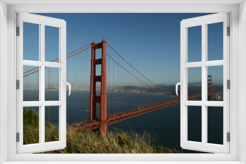 Fototapeta Naklejka Na Ścianę Okno 3D - Golden Gate and its history
