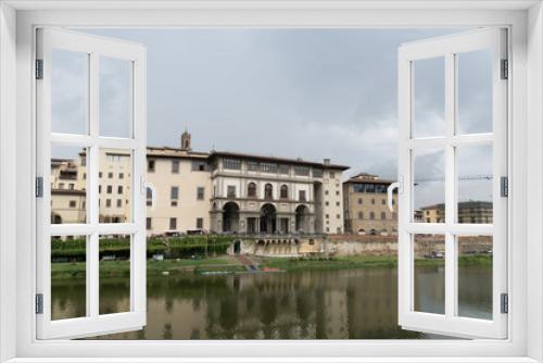 Fototapeta Naklejka Na Ścianę Okno 3D - View of Florence and Arno river, Italy
