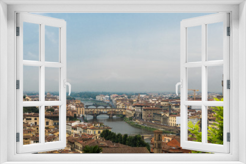 Fototapeta Naklejka Na Ścianę Okno 3D - Aerial view of Florence, Italy
