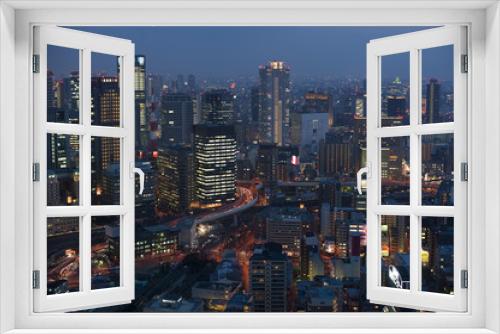 Fototapeta Naklejka Na Ścianę Okno 3D - 24 hour city
