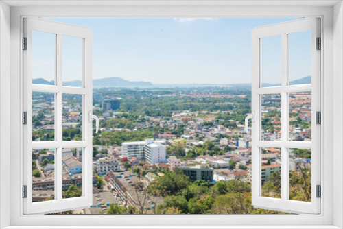 Fototapeta Naklejka Na Ścianę Okno 3D - Khao Rang Hill Viewpoint Phuket, Thailand