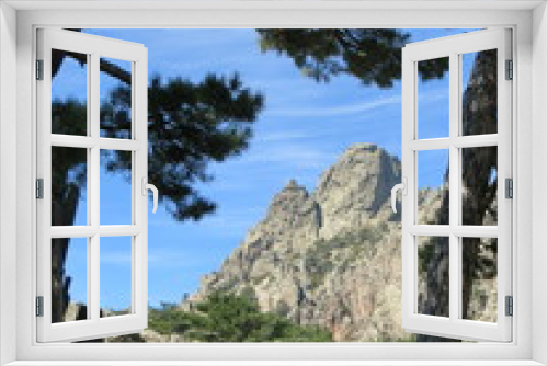Fototapeta Naklejka Na Ścianę Okno 3D - Korsika Col de Bavella 10