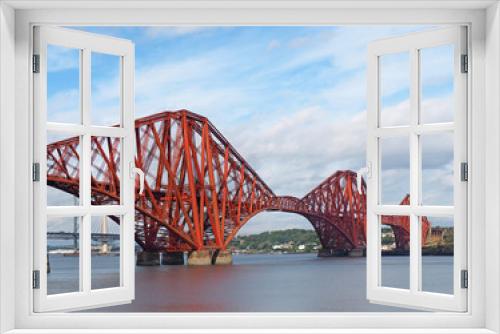 Fototapeta Naklejka Na Ścianę Okno 3D - Firth of Forth railway bridge, Scotland