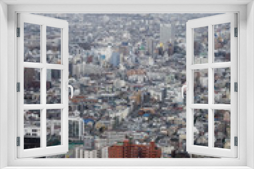 Fototapeta Naklejka Na Ścianę Okno 3D - Tokyo skyline