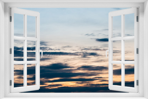 Fototapeta Naklejka Na Ścianę Okno 3D - Beautiful sunset sky. Sky Background.
