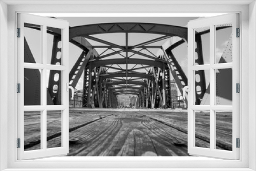 Fototapeta Naklejka Na Ścianę Okno 3D - Victoria Bridge, Leith