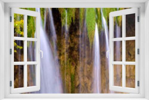 Fototapeta Naklejka Na Ścianę Okno 3D - Waterfalls of Plitvice National Park