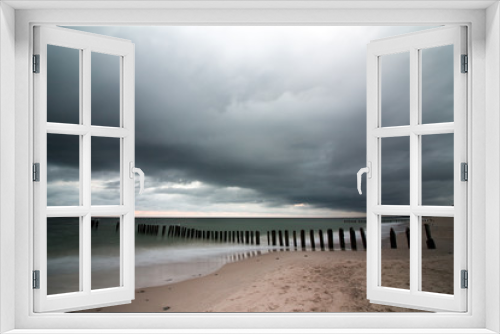 Fototapeta Naklejka Na Ścianę Okno 3D - PRZED BURZĄ