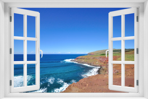 Fototapeta Naklejka Na Ścianę Okno 3D - イースター島の海岸