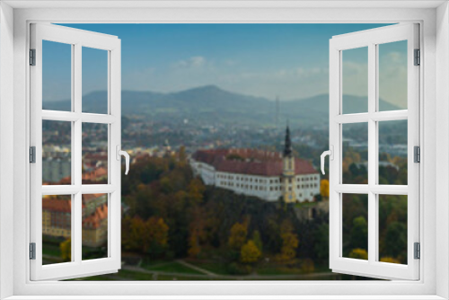 Fototapeta Naklejka Na Ścianę Okno 3D - Děčín - Böhmische Schweiz Panorama
