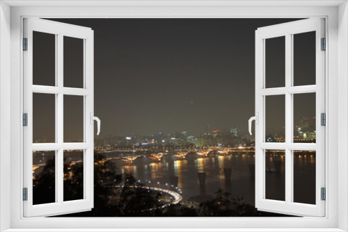 Fototapeta Naklejka Na Ścianę Okno 3D - 한강