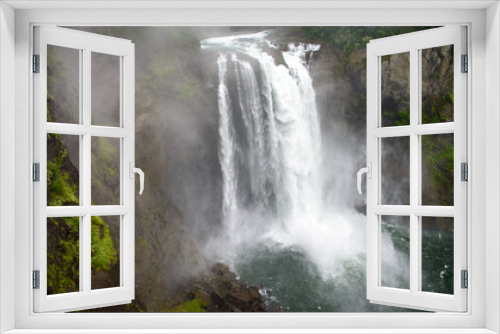 Fototapeta Naklejka Na Ścianę Okno 3D - Snoqualmie Falls