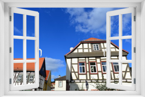 Fototapeta Naklejka Na Ścianę Okno 3D - Altstadt Gelnhausen