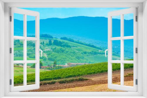 Fototapeta Naklejka Na Ścianę Okno 3D - Landscape in Tuscany, Italy