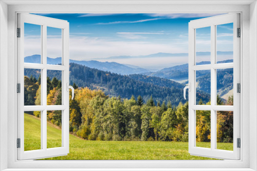 Fototapeta Naklejka Na Ścianę Okno 3D - Black Forest Panorama HDR