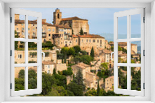 Fototapeta Naklejka Na Ścianę Okno 3D - Gordes medieval village