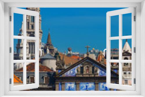 Fototapeta Naklejka Na Ścianę Okno 3D - Porto old town - Portugal