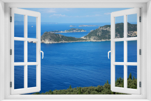 Fototapeta Naklejka Na Ścianę Okno 3D - Agios Georgios, Corfu Trail, Greece