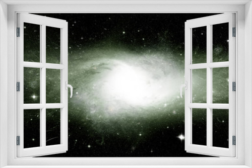 Fototapeta Naklejka Na Ścianę Okno 3D - Stars, dust and gas nebula in a far galaxy