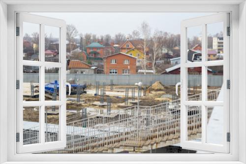 Fototapeta Naklejka Na Ścianę Okno 3D - Construction in Suburbs