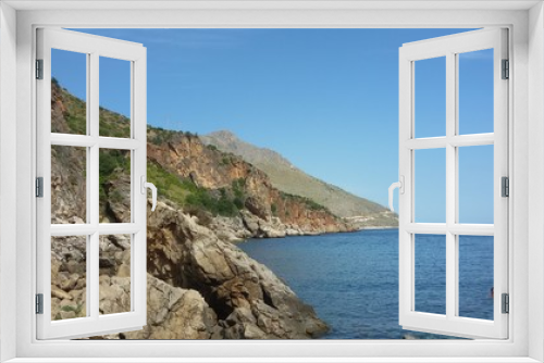 Fototapeta Naklejka Na Ścianę Okno 3D - Sicily panorama